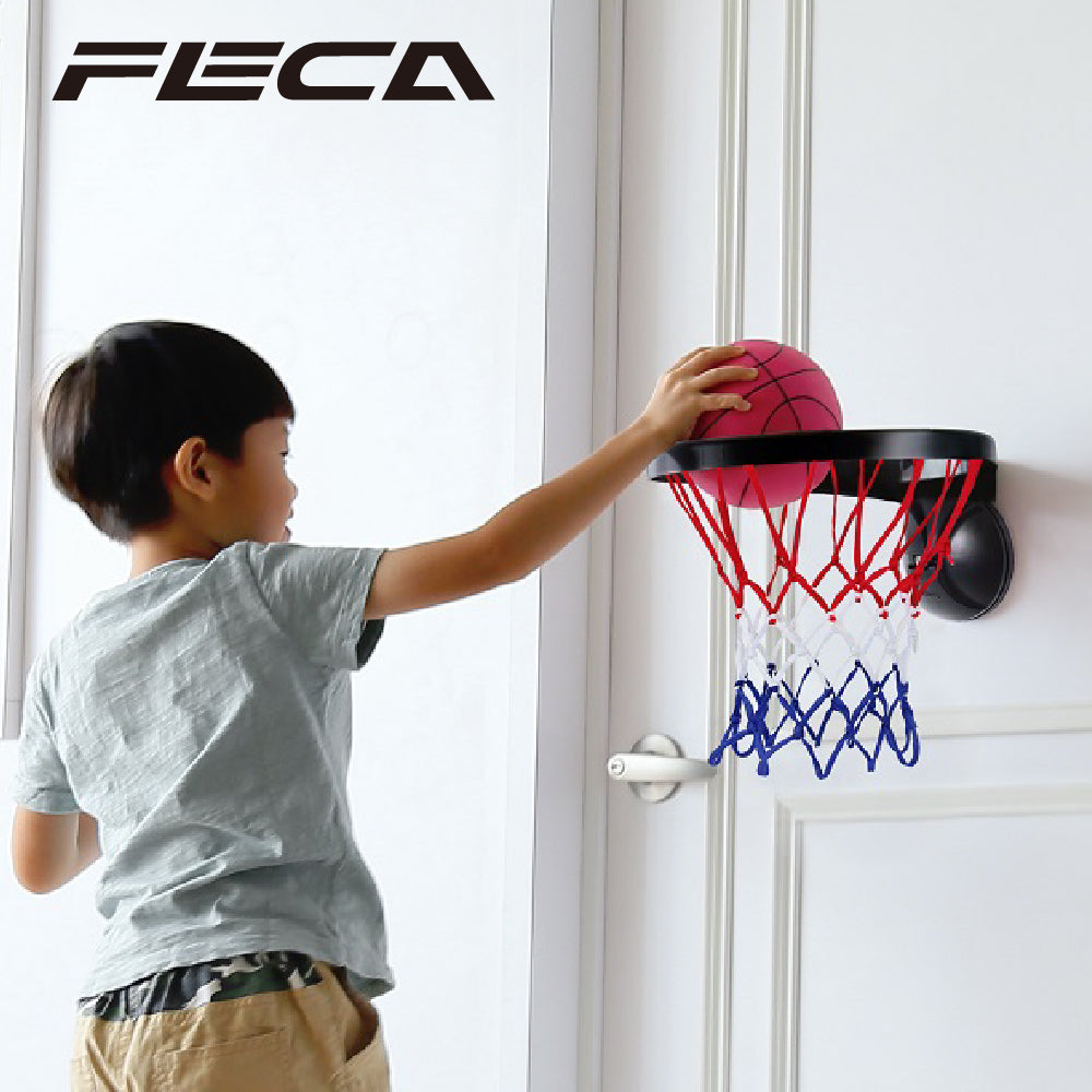 バスケットゴール 室内 子供 ドア用 壁掛け 吸盤 ミニバスケ ピンクボール FECA 親子 おもちゃ バスケ練習 運動