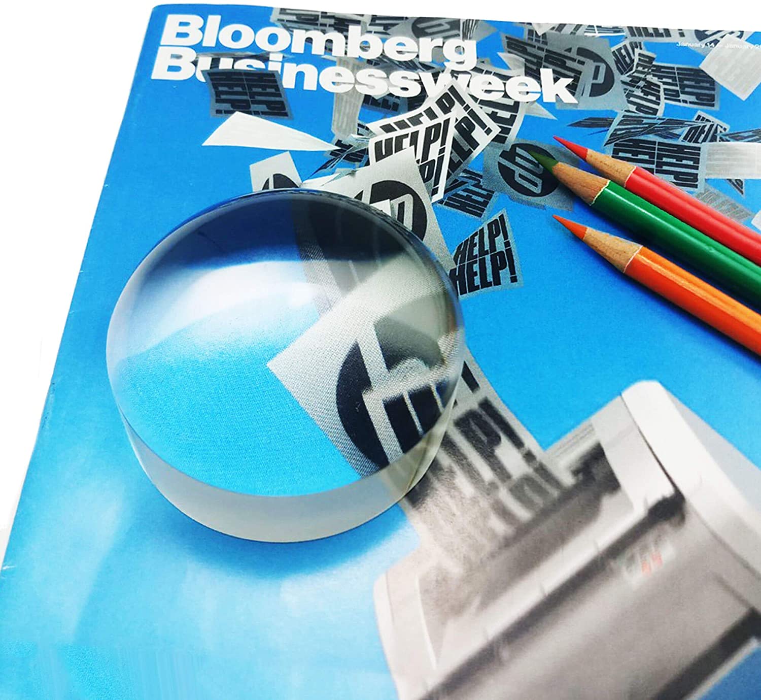 3倍率 カード ルーペ + 4倍率 文鎮 収納袋付き 老眼 卓上 拡大鏡 小型 虫眼鏡 高倍率 カードレンズ ドーム 宝石 持ち運び 626.