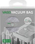 VAGO 真空圧縮袋 Sサイズ 2枚セット パッケージ スライダー ダブルジッパー 高品質 漏れ防止