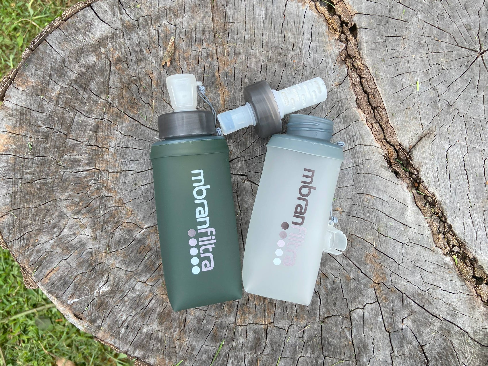 mbranfiltra 浄水ボトル 折りたたみ 750ml 280ml 1000ml 使用シーン アウトドア 携帯用浄水器