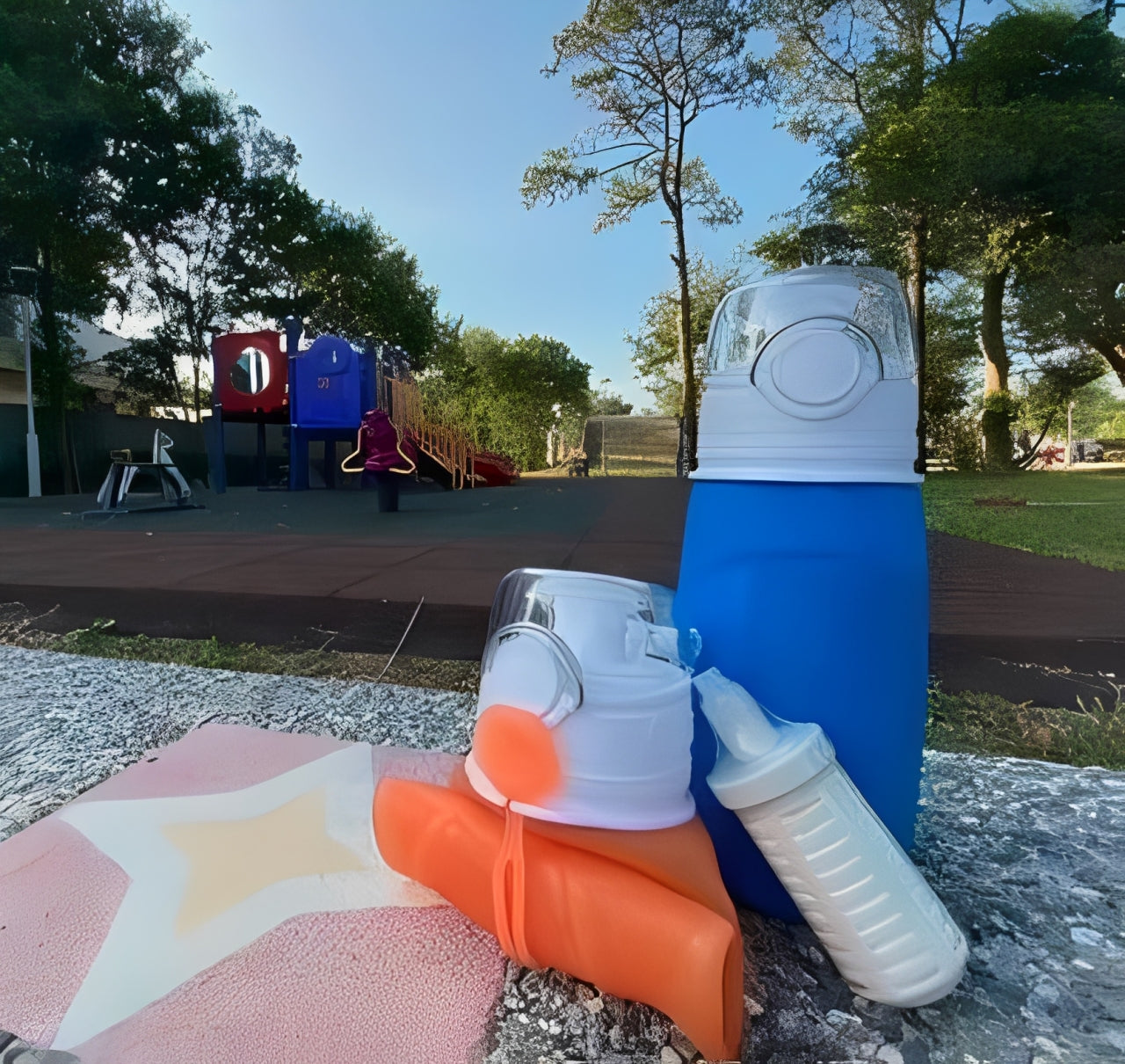 mbranfiltra 浄水ボトル 折りたたみ 使用シーン アウトドア  携帯便利 省スペース