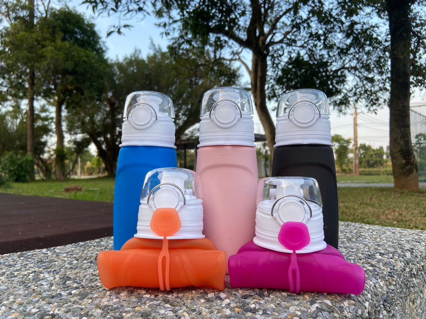 mbranfiltra 浄水ボトル 折りたたみ  コンパクト収納 アウトドア 携帯便利 省スペース