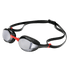 SAEKO S58UV スイミングゴーグル ブラック 黒 赤 シルバーミラーレンズ 透明背景 商品写真 流線形デザイン 競技用