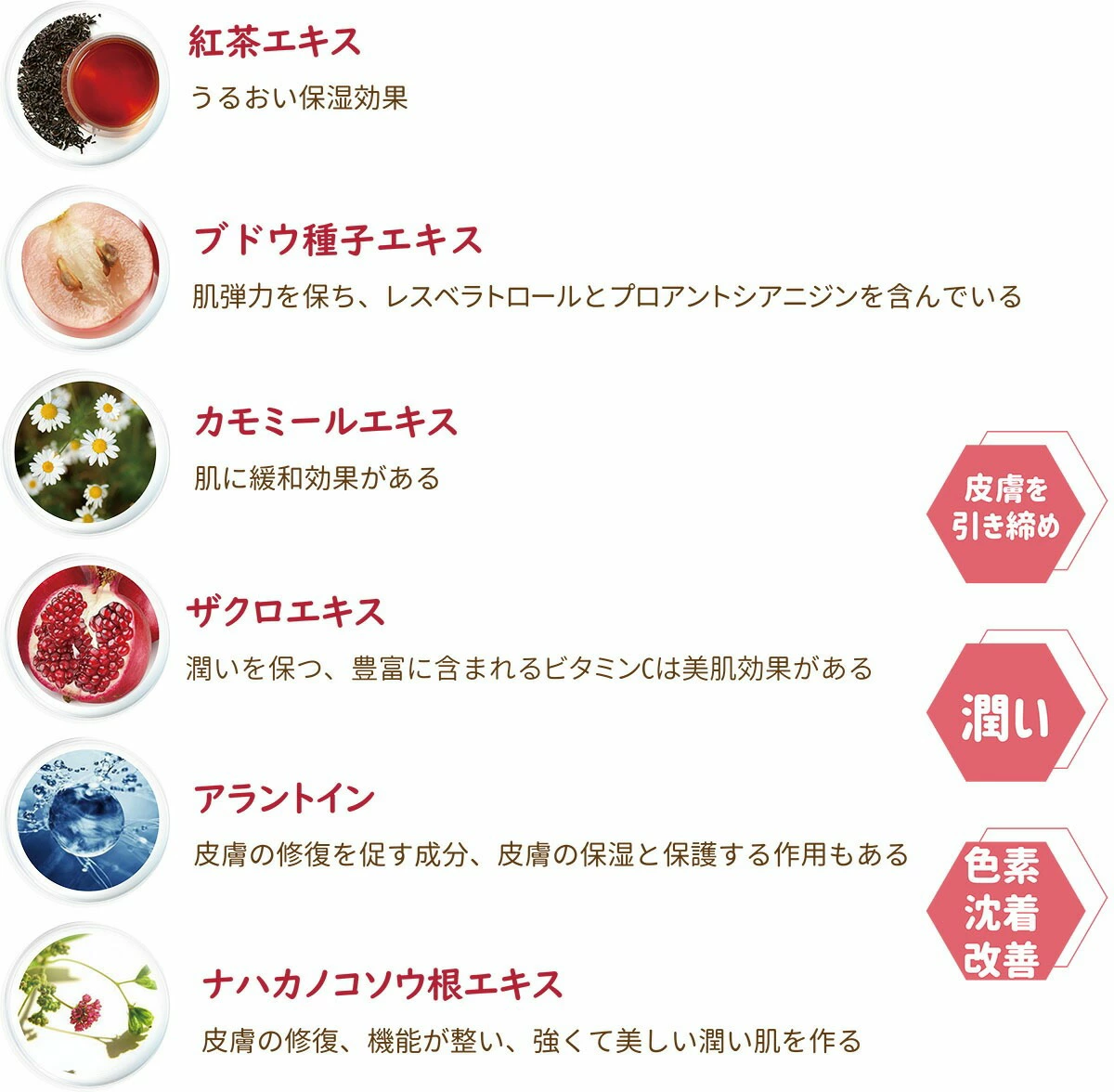 ANNIE'S WAY 紅茶マスク 6種成分配合 紅茶エキス ザクロエキス アラントイン 引き締め 保湿 美肌 色素沈着改善 乾燥肌対策