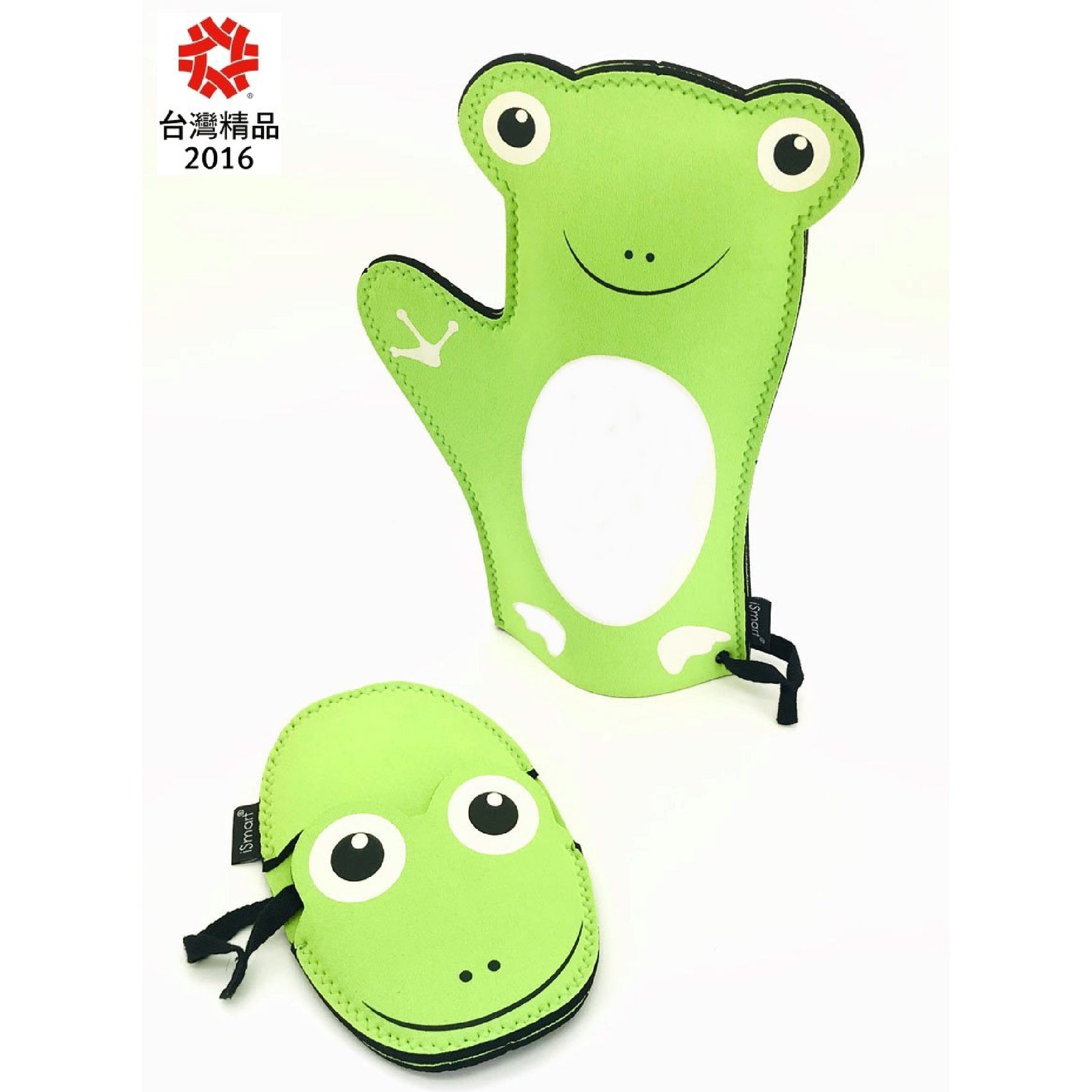 オーブンミトン&鍋つかみセット カエル柄 ダイビングクロス製 耐熱 防水 滑り止め 収納可 可愛い おしゃれ キッチングローブ.