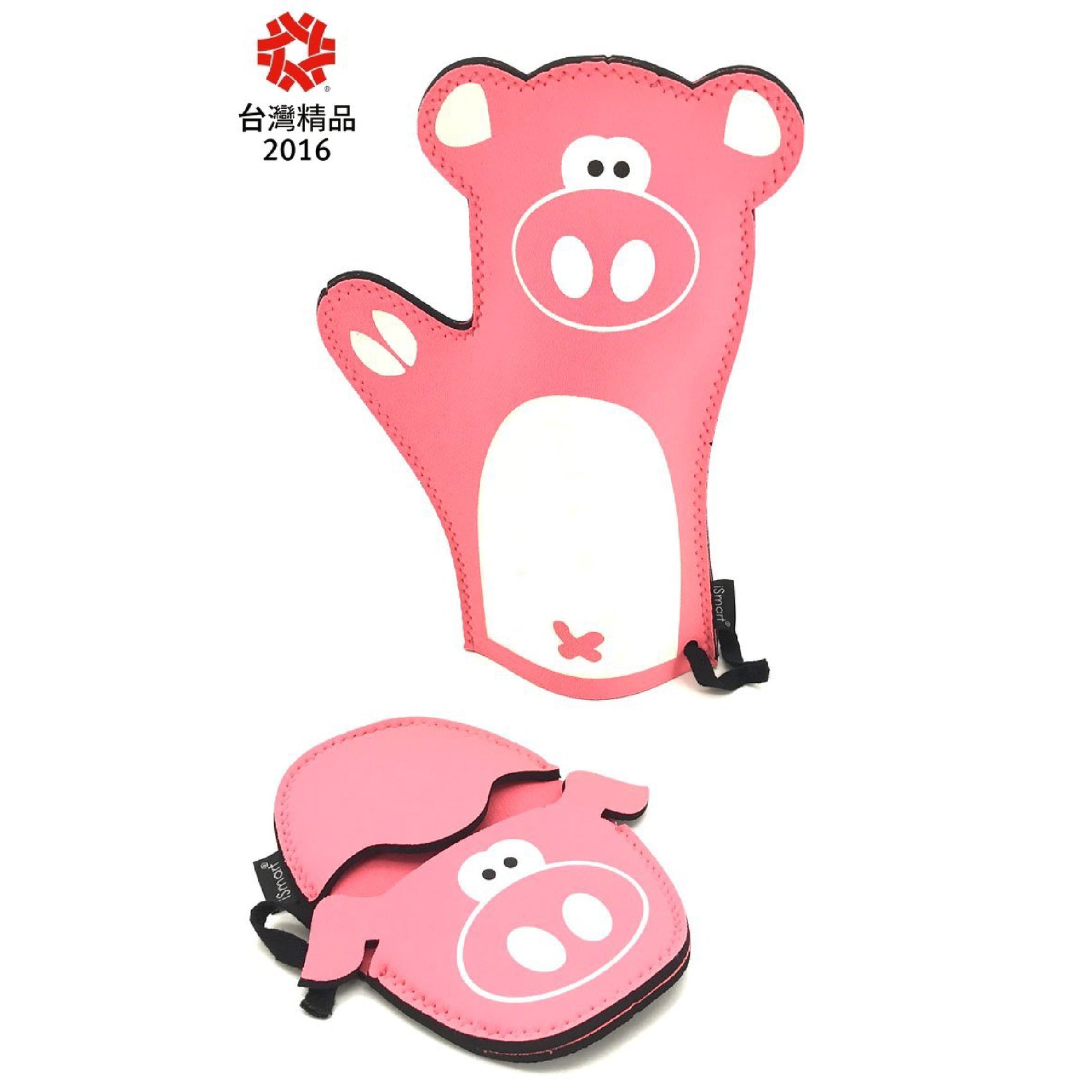 オーブンミトン&鍋つかみセット ブタ柄 ダイビングクロス製 耐熱 防水 滑り止め 収納可 可愛い おしゃれ キッチングローブ.