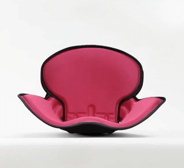 KUONAO 腰ラクサポーター ピンク 骨盤矯正 猫背 肩こり 腰痛対策 ランバーサポート オフィス テレワーク