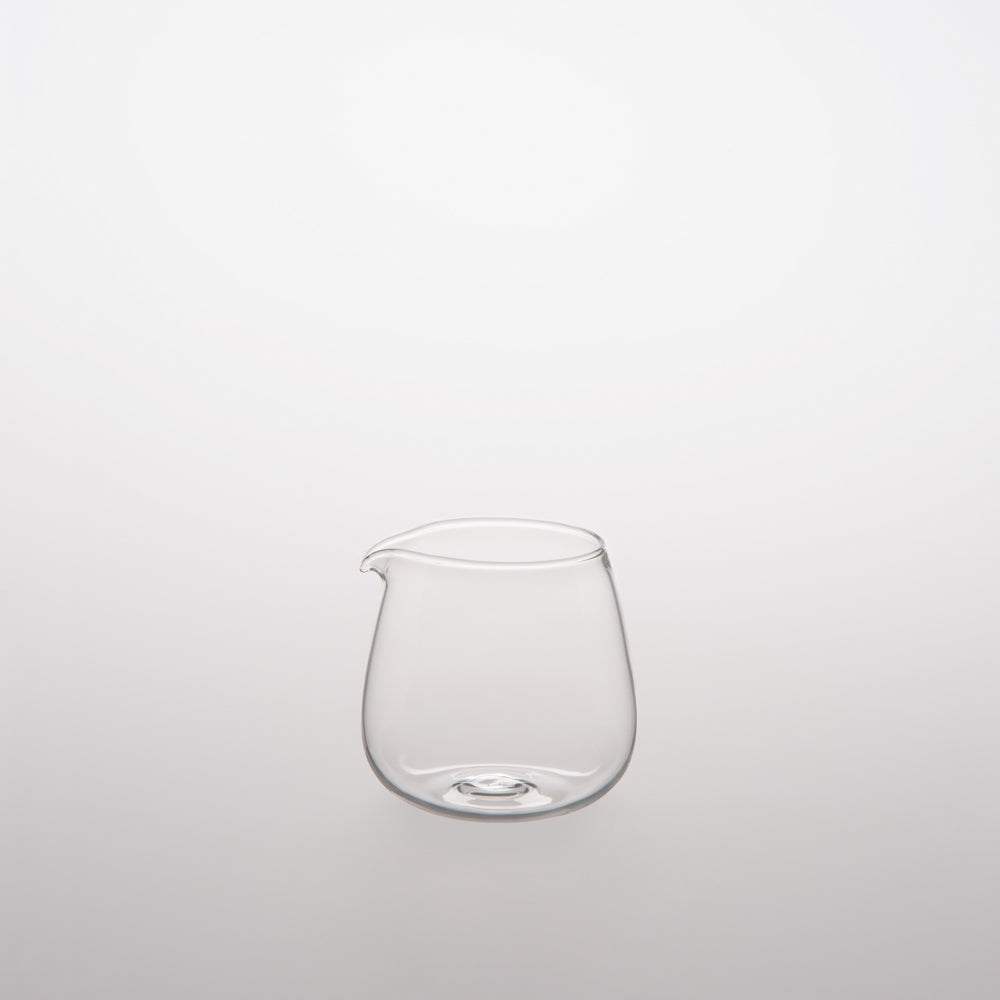 TG ミルクピッチャー100ml 本体 ガラス製 透明 ミルクポット コーヒーフレッシュ入れ ミニサイズ