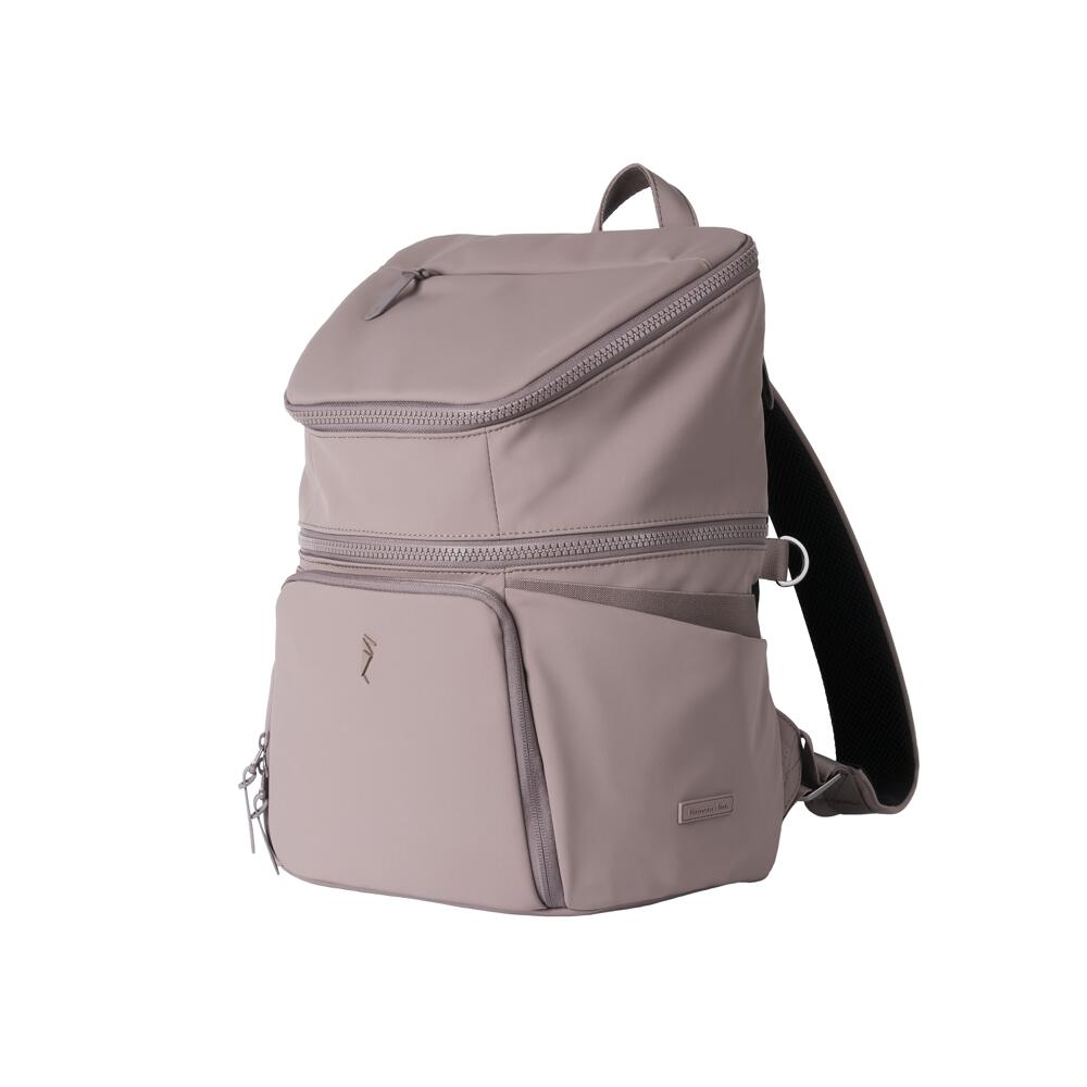 Dausonlab マザーズリュック 20L ピンク 側面 多層ポケット 防水 大容量 軽量 育児バッグ パパママ兼用