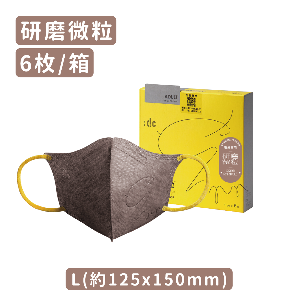 プロ専用 職人防護 微粒子カット 立体マスク 6枚 油煙粒子／エアロゾル／研磨微粒／病菌飛沫 不織布 洗える 風邪対策 PM2.5 N99