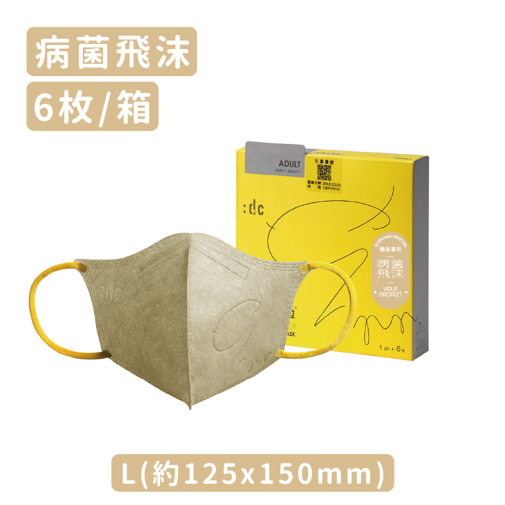 プロ専用 職人防護 微粒子カット 立体マスク 6枚 油煙粒子／エアロゾル／研磨微粒／病菌飛沫 不織布 洗える 風邪対策 PM2.5 N99