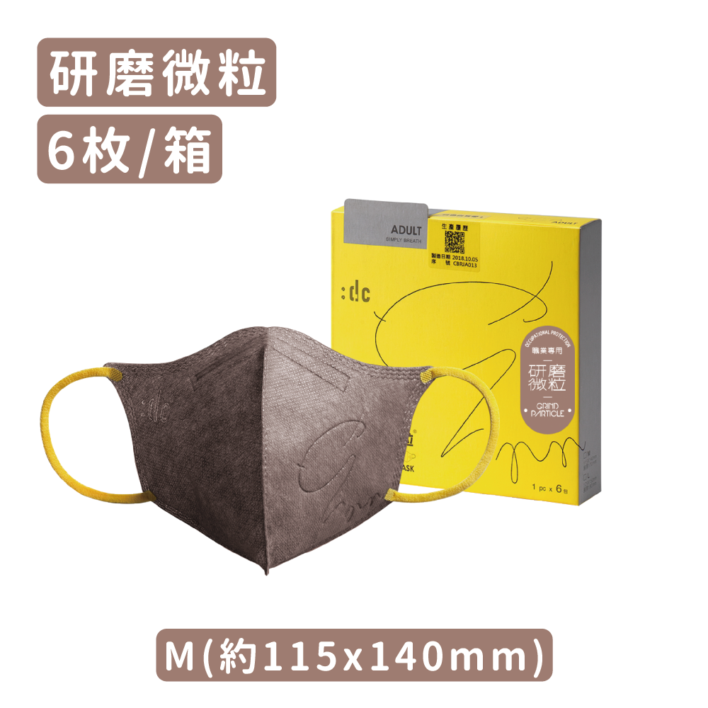 プロ専用 職人防護 微粒子カット 立体マスク 6枚 油煙粒子／エアロゾル／研磨微粒／病菌飛沫 不織布 洗える 風邪対策 PM2.5 N99
