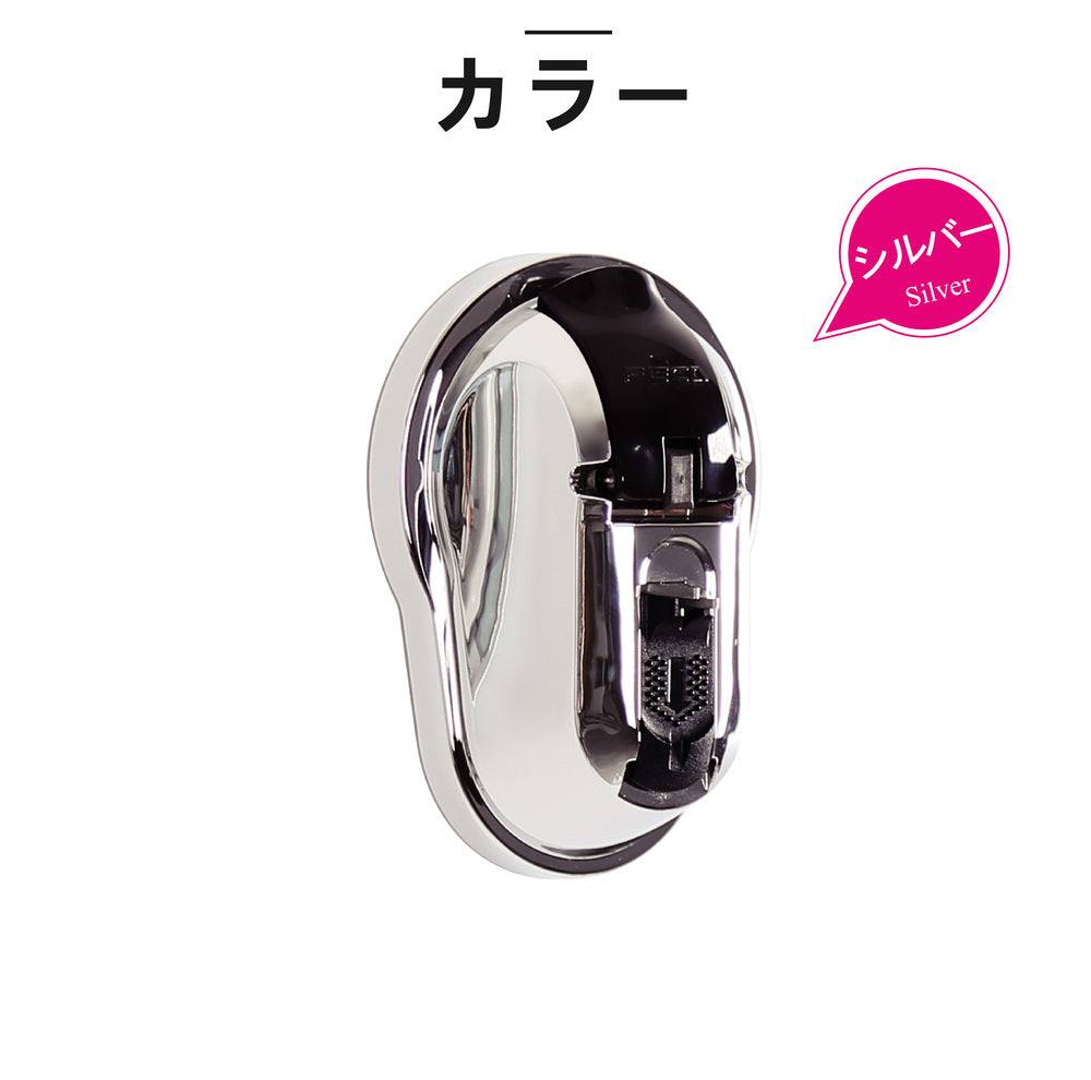 FECA シャープナー S26 シルバー 5色展開 吸盤式包丁研ぎ器 特許スロット構造 超硬スチール刃 切れ味復活 防水 台湾製キッチン用品