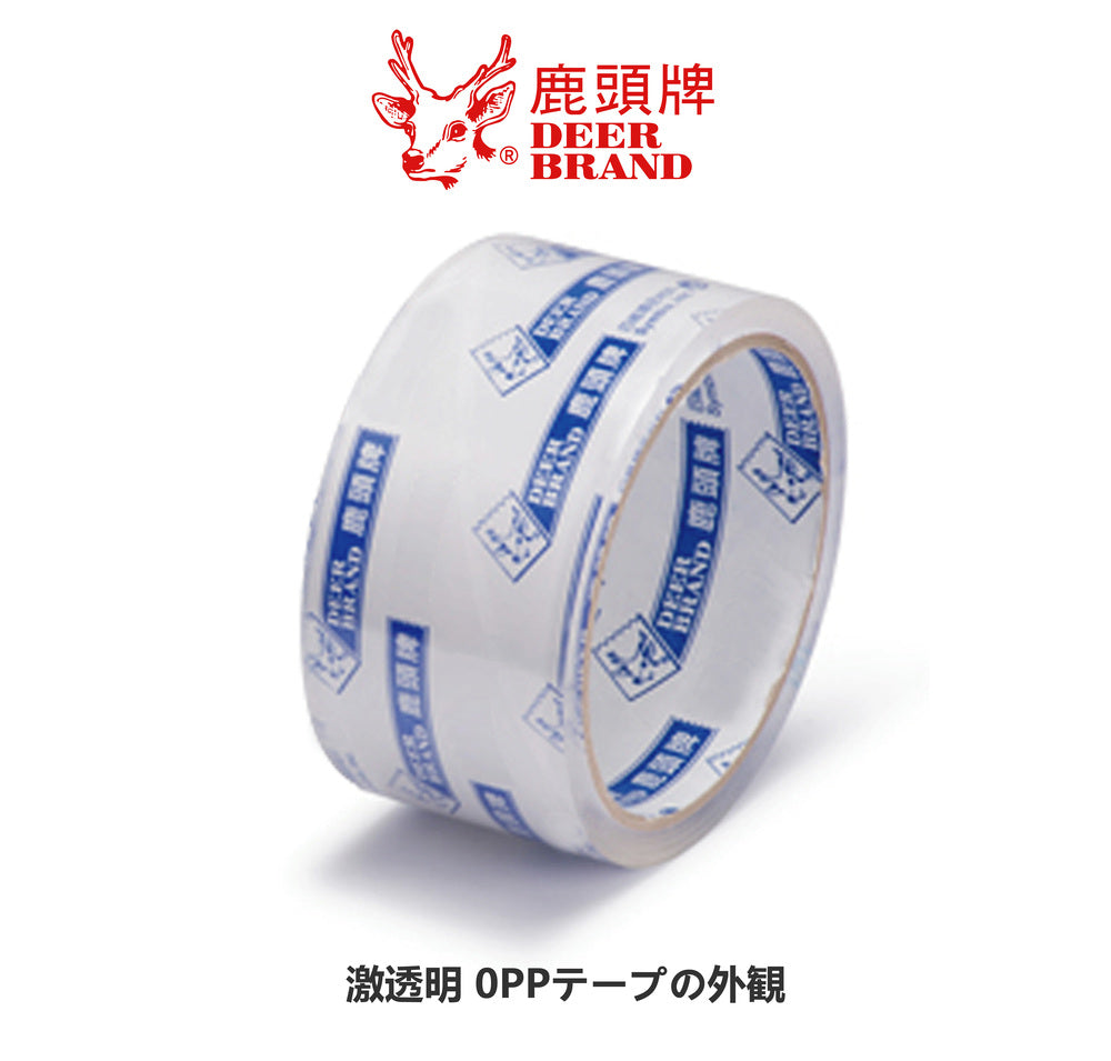 Deerbrand 激透明OPPテープ 19mm×36.4m 16巻セット 梱包用透明テープ