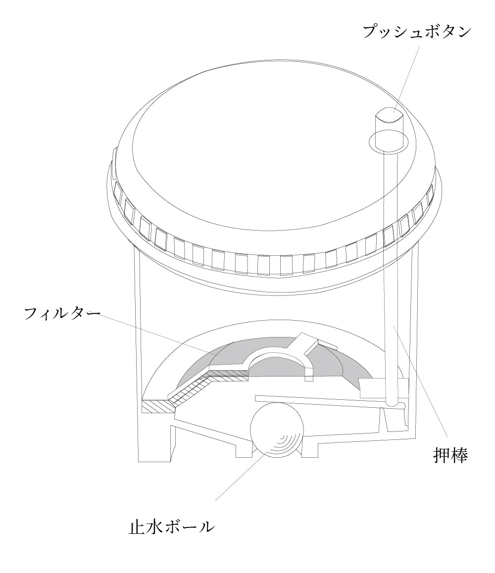 飄逸竹節杯 500cc GL-866 茶漉し付き 竹デザイン ストレーナー付き 130℃まで耐熱可能 急須 竹造形 ティーポット
