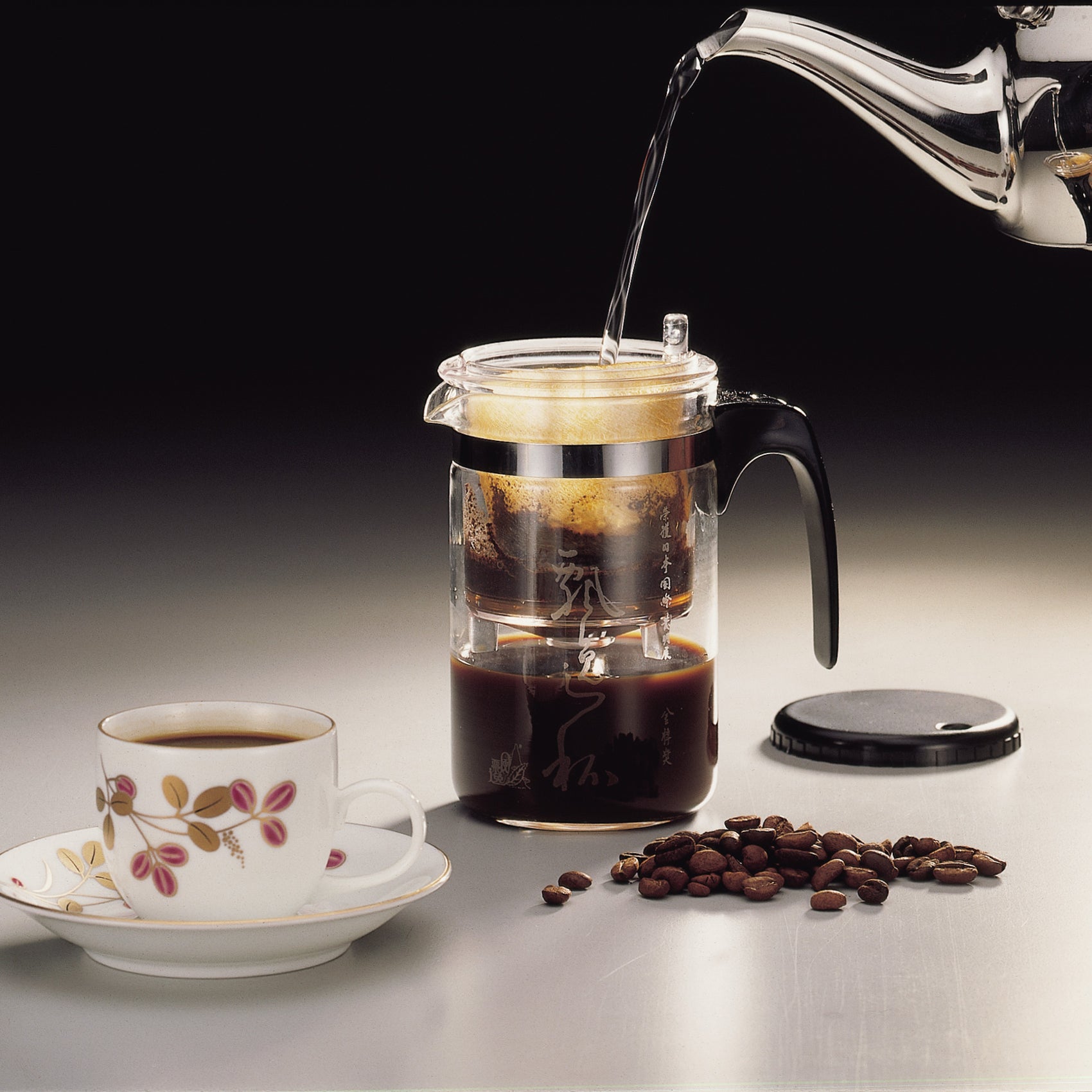 飄逸杯 1000cc GL-888 ティーポット 急須 茶こし付き 130℃まで耐熱可能 SUS316ステンレス 茶壺 水差し クリア