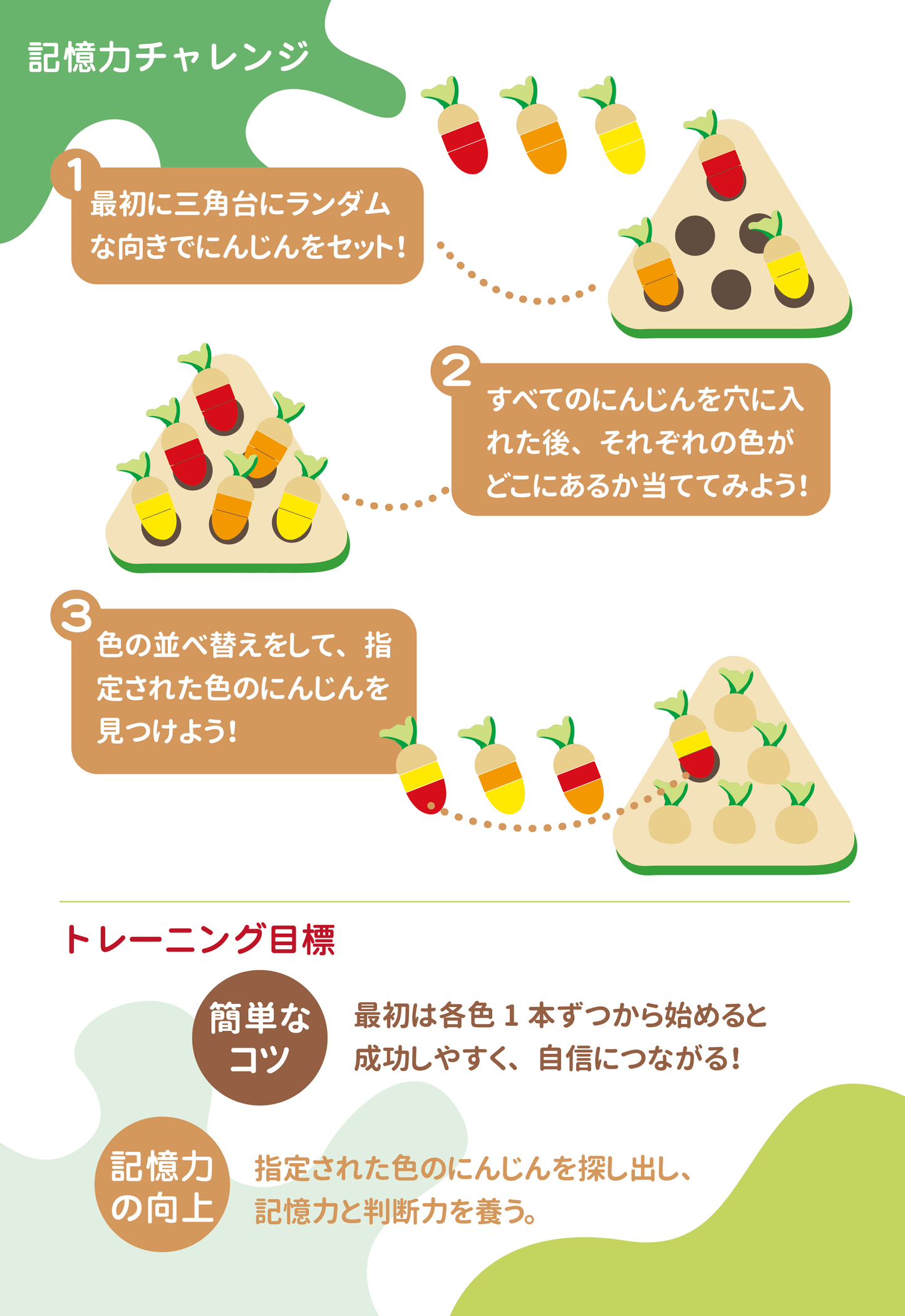 ニンジン抜き 知育玩具 木のおもちゃ 木製おもちゃ 3歳以上適用 学習玩具 ごっこ遊び 組み合わせ カラフル 保育園 型はめ E0902