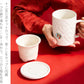 ACERA 十二支三点セットカップ 茶こし付き 390ml 2色 干支 一人用 マグカップ