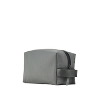 Dausonlab マルチ収納ポーチ 2L グレー 防水 側面 YKKファスナー 大容量 軽量 多機能 旅行用