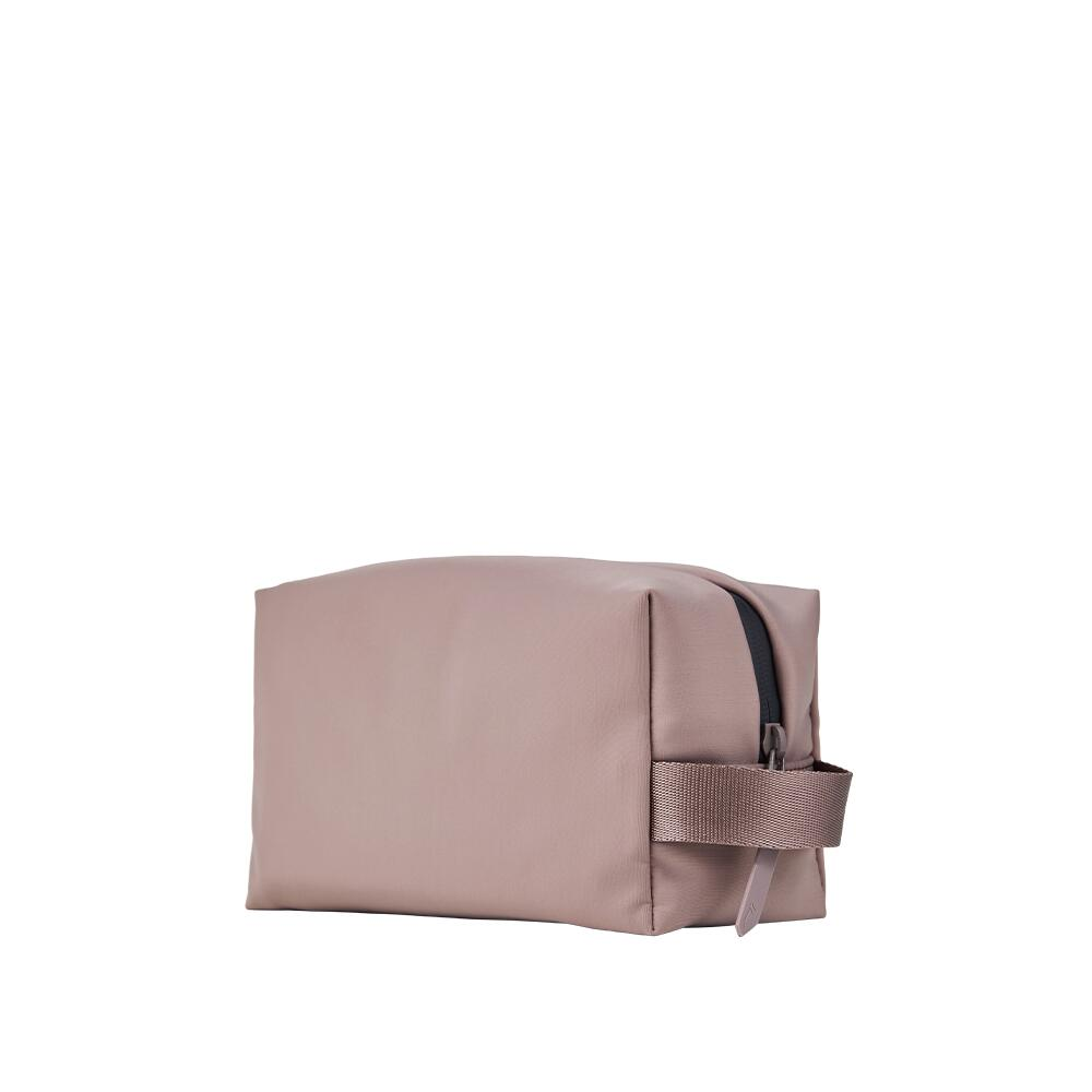 Dausonlab マルチ収納ポーチ 2L ピンク 防水 側面 YKKファスナー 大容量 軽量 多機能 旅行用