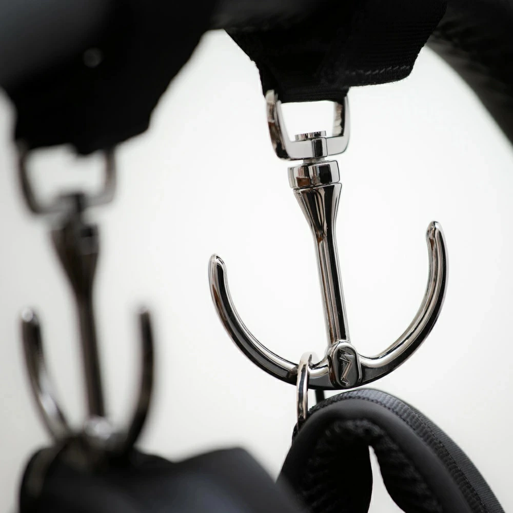 Dausonlab ベビーカーフック 360度回転 構造 バッグ掛け 高強度 亜鉛合金製 耐荷重 10kg 上質感