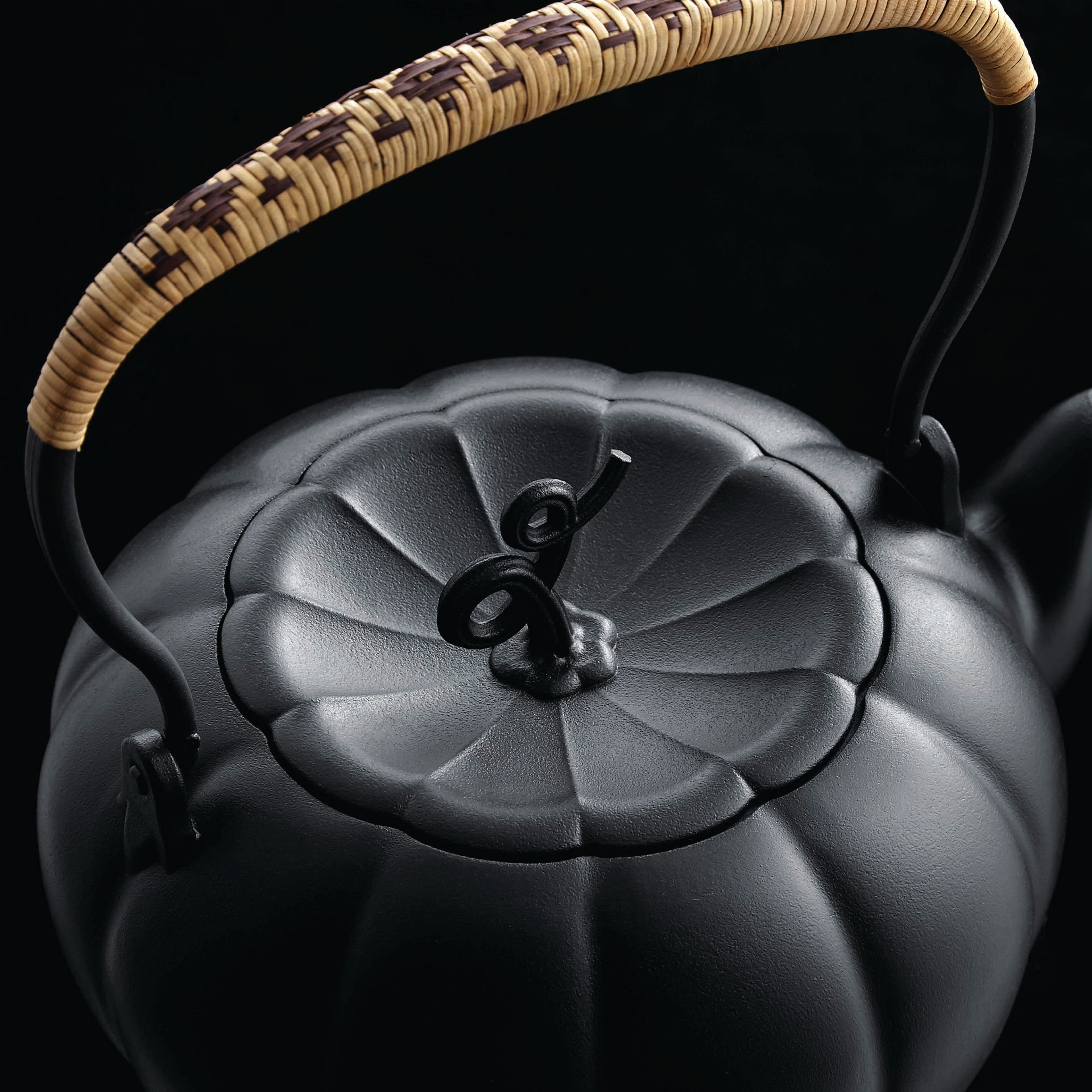 taku きんぎょく満堂 鉄瓶 1.6L かぼちゃ型 ケトル ポット 茶器 IH対応