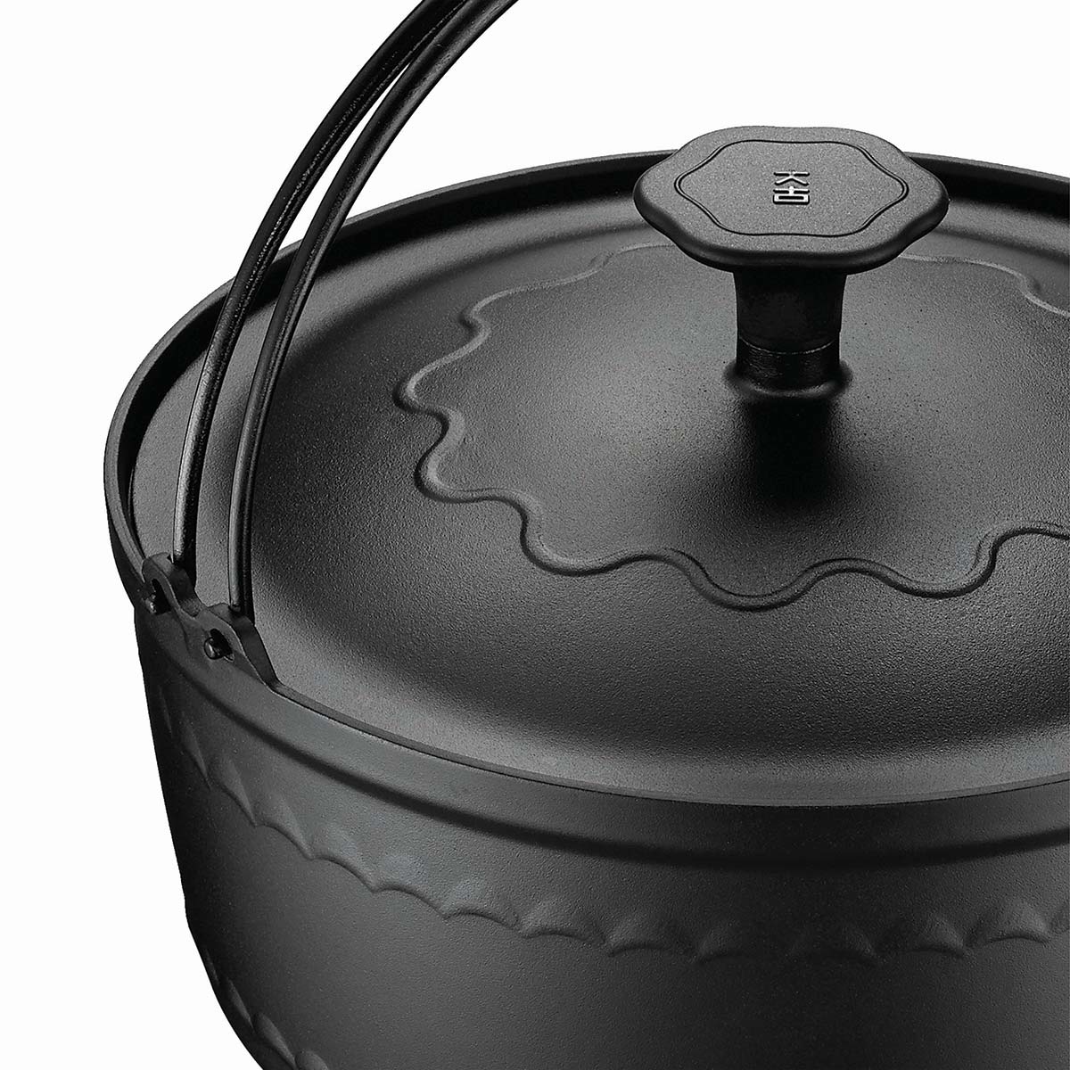 taku 大内釜 鉄鍋 5L 鉄なべ 煮込み鍋 ごはん鍋 IH対応 直火対応